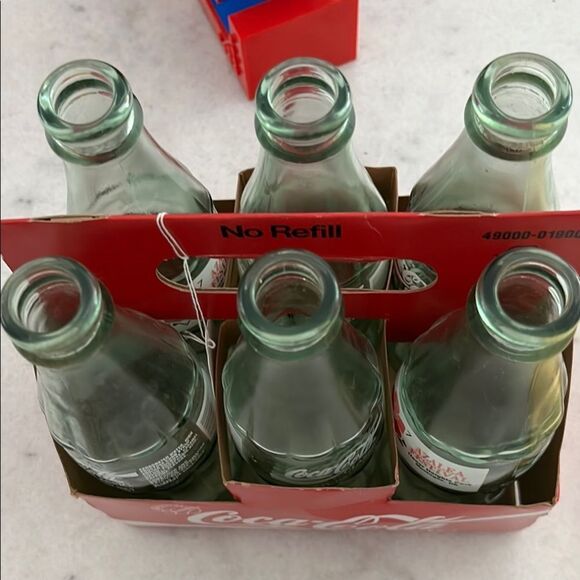 Coca-Cola Classic Glass Bottles Set Azalea Festival Collectors Muskogee OK 8 Oz - Picture 4 of 7
